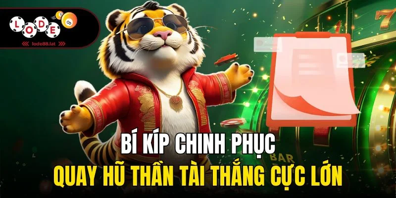 Bí kíp chinh phục quay hũ thần tài thắng cực lớn