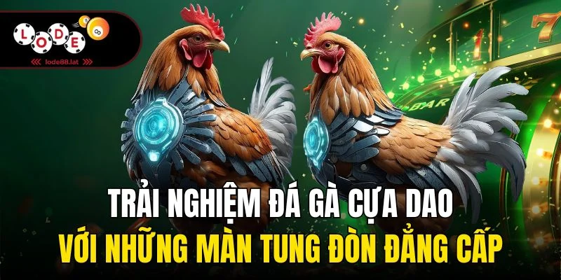 Trải nghiệm đá gà cựa dao với những màn tung đòn đẳng cấp